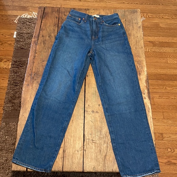 NWT Madewell Baggy Straight Jeans - Picture 3 of 3